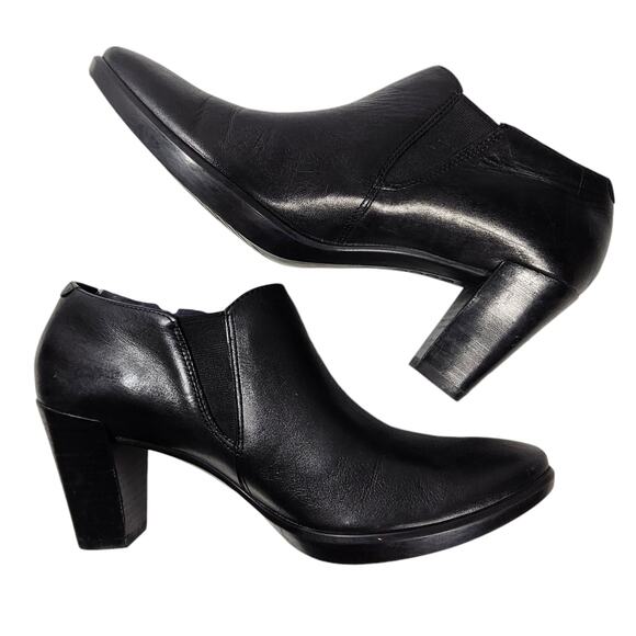 ECCO Women's Black Shape 55 Plateau Stack Shootie US 10 - 10.5 / EU 41 - Picture 3 of 10